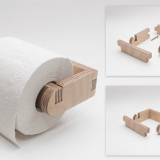 Макет держателя для туалетной бумаги